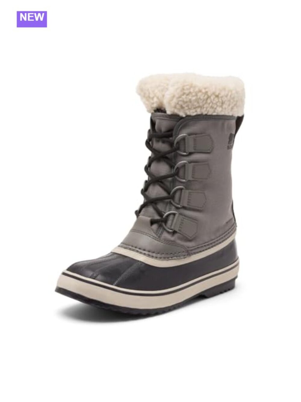 Waterproof Winter Snow Boots with Recycled Felt Liner & Rubber Shell